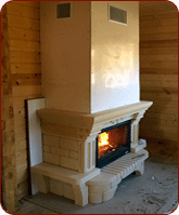 монтаж каминов, монтаж дымоходов, монтаж печей